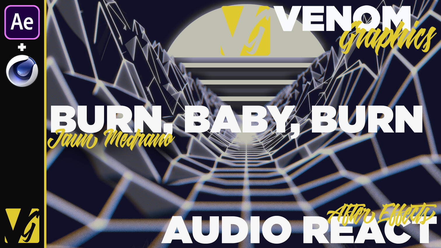 Audio React, After Effects + Cinema 4D; October 17, 2019